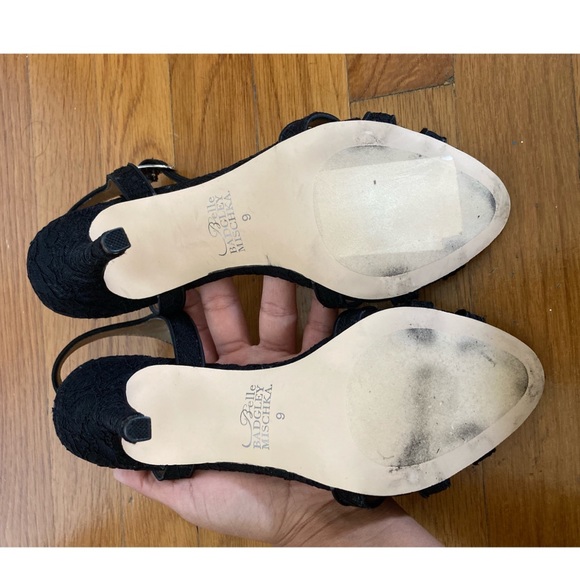 Badgley Mischka “Belle” Black Heels! - Picture 6 of 12